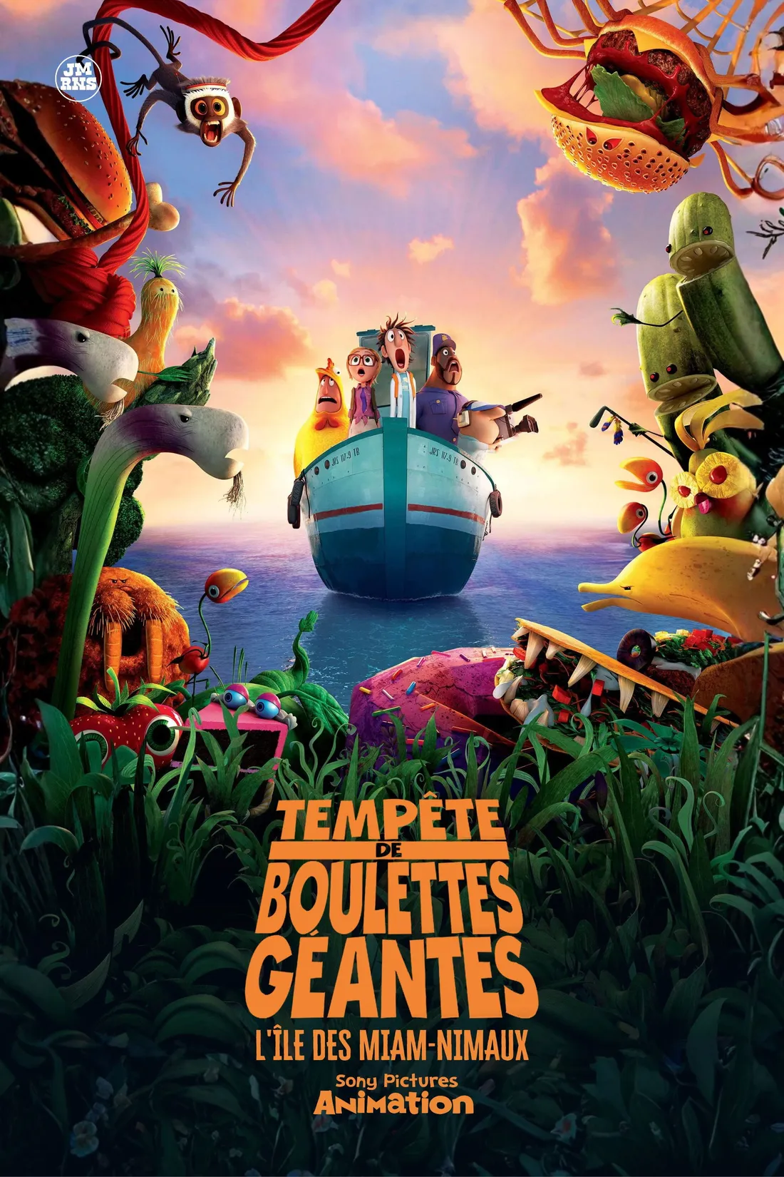 L'Île des Miam-nimaux : Tempête de boulettes géantes 2 (2013)